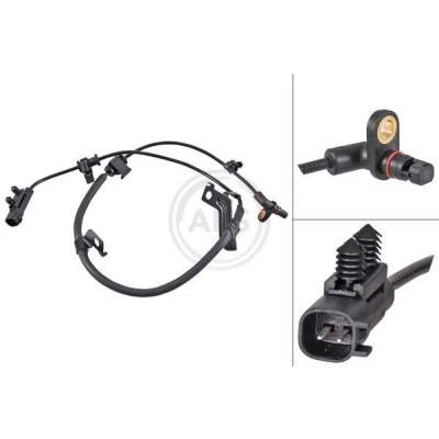 Imagem de A.B.S. 31813 Sensor de ABS activo 875mm 955mm 20mm preto DODGE: Journey MPV