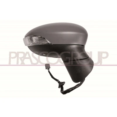 Imagem de Espelho retrovisor Prasco Premium FD3467343P à direita com subcapa elétrico aquecível, iluminação circundante, sem cor, não esférico