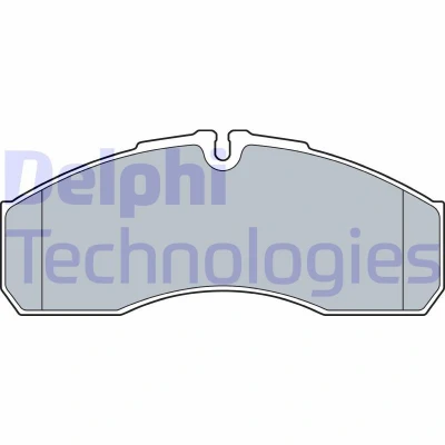 Imagem de DELPHI LP3541 Jogo de pastilhas para travão disco incl. contacto aviso desgaste sem chapa anti ruído com acessórios IVECO: DAILY 3