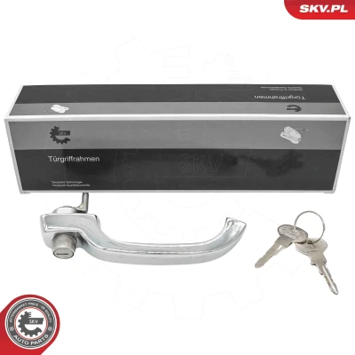 Imagem de ESEN SKV Puxadores de Porta à frente com canhão fechadura, chave 97SKV170