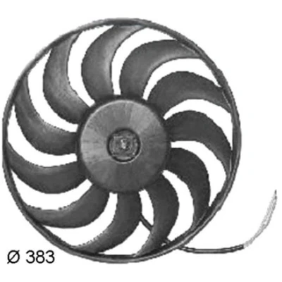 Imagem de MAHLE ORIGINAL CFF 133 000S ventilador de radiador 383 12 400 elétrico sem estrutura do (caixilho) AUDI: A6 C6 Avant