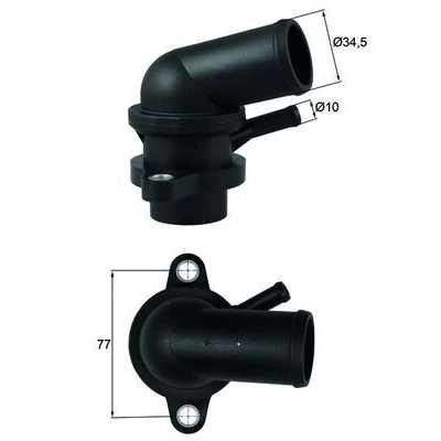 Imagem de MAHLE ORIGINAL TI 239 87D Termóstato, líquido de refrigeração 87 com junta CHEVROLET: Nubira Sedan, Kalos Hatchback, Aveo / Sedan