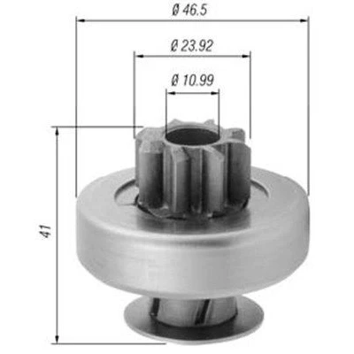 Imagem de MAGNETI MARELLI 940113020370 Pinhão, motor de arranque