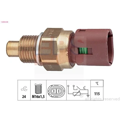 Imagem de EPS 1.830.540 Sensor da Temperatura do Líquido de Refrigeração Made in Italy OE Equivalent RENAULT: Trafic I Van