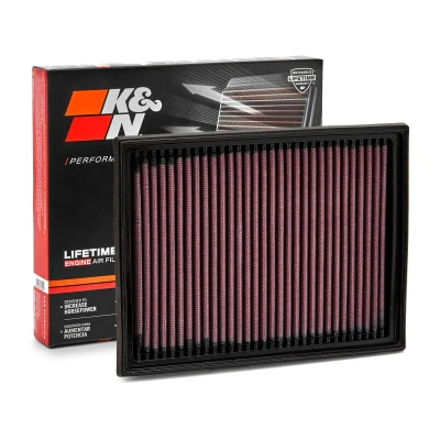 Imagem de K&amp;N Filters 33 2231 Filtro de ar 27 175 238 quadrangular longa duração BMW: 3 Compact, Coupe, Sedan endado, norauto, oscaro, mister auto