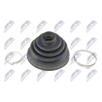 Imagem de NTY NOP 034 Fole de Transmissão do lado da roda NBR (borracha nitrilo butadieno) com braçadeiras TOYOTA: Corolla VI Liftback, Compact