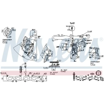 Imagem de NISSENS 93512 Turbocompressor