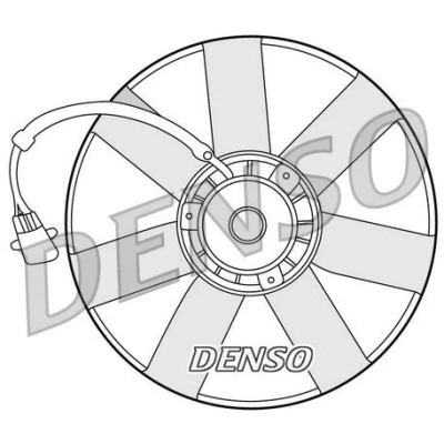 Imagem de DENSO DER32002 Ventilador de Radiador 350 250 VOLKSWAGEN: Golf 4, 4 Variant