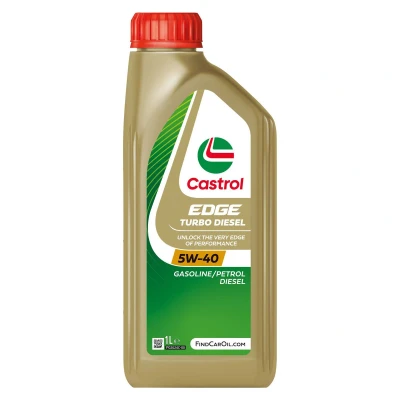 Imagem de Castrol EDGE TURBO DIESEL 5W 40 1l Óleo do motor 15F816 RENAULT: MEGANE 2 Kombi, VOLKSWAGEN: Bora Variant, MERCEDES BENZ: Classe E Sedan