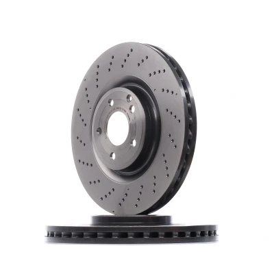 Imagem de BREMBO COATED DISC LINE 09.B855.51 Disco de travão 344 32 5 perfurado/ventilado revestido alto carbono com parafusos MERCEDES BENZ: CLS Coupe