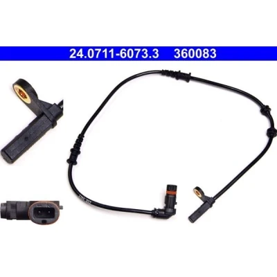 Imagem de ATE 24.0711 6073.3 Sensor de ABS 666 MERCEDES BENZ: Classe C Sedan, T modell