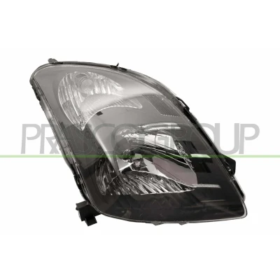 Imagem de PRASCO SZ0344813 Farol Principal à direita H4 preto sem motor de regulação do alcance dos faróis