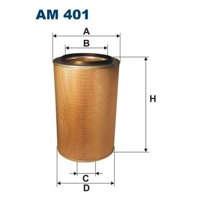Imagem de FILTRON AM 401 Filtro de ar 471 305 Cartucho filtrante