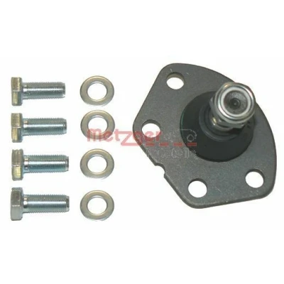 Imagem de METZGER 57015818 Rótula de suspensão Eixo dianteiro, lado direito, esquerdo, em baixo com material montagem KIT + 18