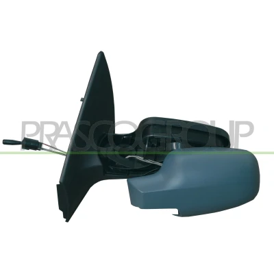 Imagem de Espelho retrovisor Prasco RN4207124 esquerda com subcapa manual ajustável pelo interior, ajuste: por cabo de aço, não esférico RENAULT: MEGANE 2 Kombi