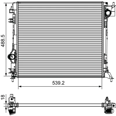 Imagem de Radiador valeo 735625