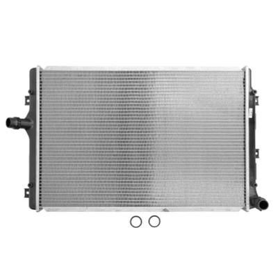 Imagem de NISSENS 65281A Radiador, arrefecimento do motor Alumínio 650 453 34 Aletas de refrigeração unidas mecanicamente VOLKSWAGEN: Golf 5, Passat B6 Variant