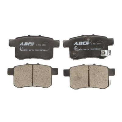Imagem de ABE C24017ABE Jogo de pastilhas para travão disco Eixo traseiro com avisador sonoro desgaste HONDA: ACCORD 8 Kombi, 8, CIVIC 4 Hatchback