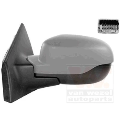 Imagem de Espelho retrovisor Van Wezel 4333817 esquerda com subcapa completo, não esférico, para regulação eléctrica dos espelhos, aquecível