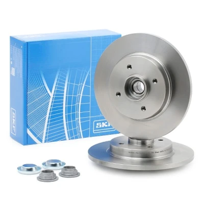 Imagem de SKF VKBD 1016 Disco de travão 267,7 12 4 cheio com o rolamento da roda integrado, anel sensor magnético integrado PEUGEOT: 308 I SW