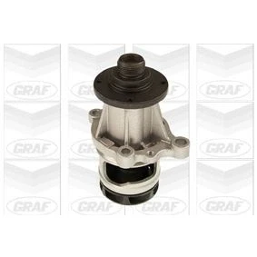 Imagem de GRAF PA430 Bomba de água com retentor mecânico Ferro fundido para accionamento da correia trapezoidal estriada BMW: 3 Sedan, Touring, Coupe