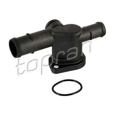 Imagem de TOPRAN 110 363 Flange Plástico de cabeça cilíndrica, do lado frontal, da caixa velocidades com retentor VOLKSWAGEN: Passat B6 Sedan, Golf 5