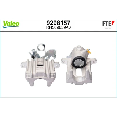 Imagem de FTE 9298157 Pinça de travão cinzento Alumínio Eixo traseiro esquerdo sem suporte AUDI: A4 B6 Avant, B5 Sedan, SEAT: Exeo Sedan