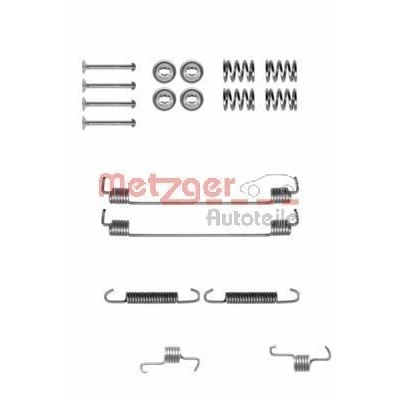 Imagem de METZGER 105 0819 Kit de acessórios, maxilas do travão RENAULT: CLIO 2