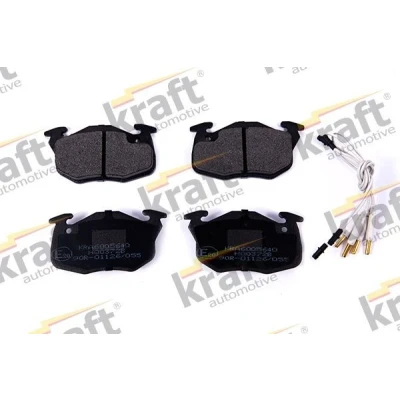 Imagem de KRAFT 6005640 Jogo de pastilhas para travão disco Eixo dianteiro incl. contacto aviso desgaste CITROËN: ZX Hatchback, AX C15 Van