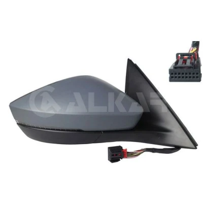 Imagem de Espelho retrovisor Alkar 6146746 à direita com subcapa elétrico aquecível, dobrável electricamente, convexo para veículo volante esquerda