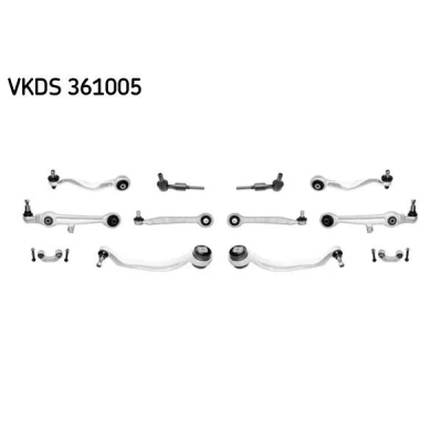 Imagem de SKF VKDS 361005 Jogo de reparação, braço transversal AUDI: A4 B5 Avant, Sedan, VOLKSWAGEN: Passat Variant, Sedan