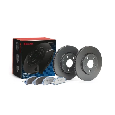 Imagem de BREMBO KT 08 018 Kit de travões interior ventilado sem acessórios com chapa anti ruído avisador sonoro desgaste