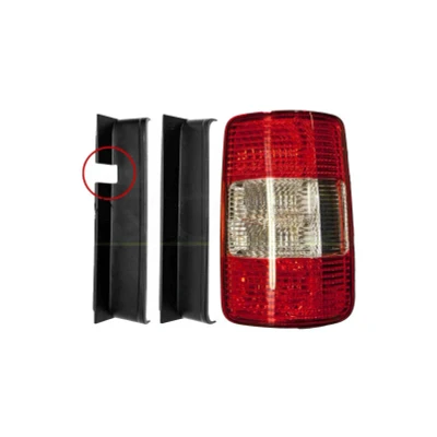 Imagem de PRASCO VG9044153 Farolim à direita branco/vermelho sem porta lâmpadas VOLKSWAGEN: Caddy 3