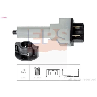 Imagem de FACET 7.1080 Interruptor de luz stop mecânico Made in Italy OE Equivalent
