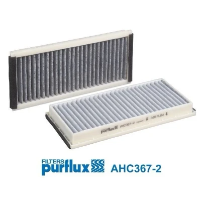 Imagem de PURFLUX AHC367 2 Filtro, ar do habitáculo Filtro de carvão ativado 233 104 25