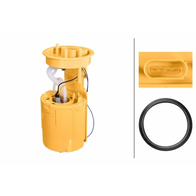 Imagem de HELLA 8TF 358 306 581 Unidade de alimentação combustível com junta, sem sensor nível elétrico Diesel