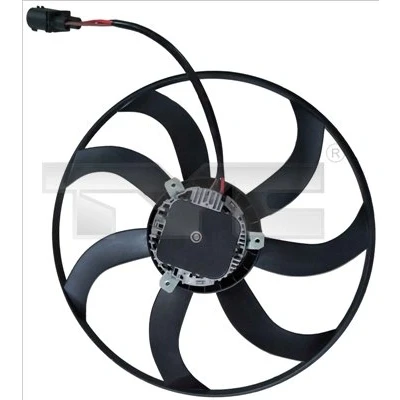 Imagem de TYC 802 0057 ventilador de radiador 410 400 sem estrutura do (caixilho) VOLKSWAGEN: GOLF 6, Jetta 3, Passat B6 Sedan