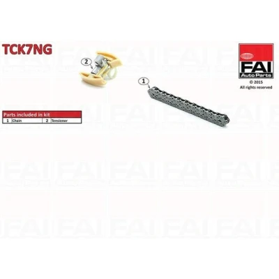 Imagem de FAI AutoParts TCK7NG Jogo de correntes distribuição sem juntas, carretos simples, Corrente roletes MINI: Hatchback, Clubman, CITROËN: C3 II
