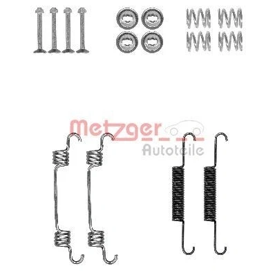 Imagem de METZGER 105 0887 Kit de acessórios, maxilas travão estacionamento