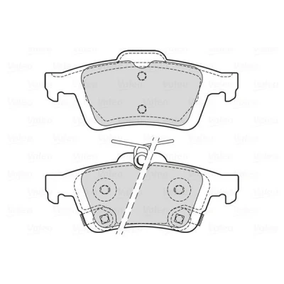 Imagem de VALEO 601709 Jogo de pastilhas para travão disco FORD: FOCUS 3 Turnier, 3, VOLVO: V40 Hatchback