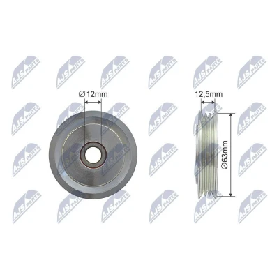 Imagem de NTY RNK TY 034 Polia de Desvio TOYOTA: Prius II Liftback