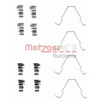 Imagem de METZGER 109 1652 Kit de acessórios, pastilhas travão