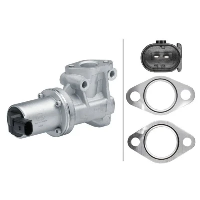 Imagem de HELLA 6NU 014 864 561 Válvula EGR elétrico com anéis de vedação KIA: RIO 2, HYUNDAI: i30 I Carrinha, Getz