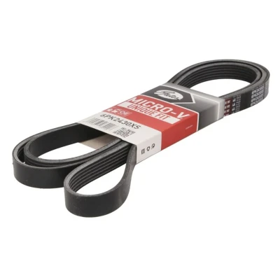Imagem de GATES 6PK2430XS Correia trapezoidal estriada 2430 6 Poliéster, EPDM (borracha de etileno propileno dieno) FleetRunner Micro V VOLVO: V60 I, XC60 I