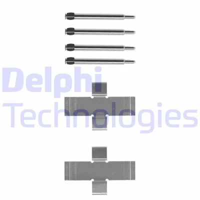 Imagem de DELPHI LX0006 Kit de acessórios, pastilhas travão MERCEDES BENZ: /8 Sedan, SL Cabrio, ALFA ROMEO: Spider