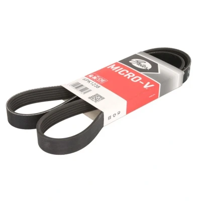 Imagem de GATES 6PK1238 Correia trapezoidal estriada 1238 6 Poliéster, EPDM (borracha de etileno propileno dieno) FleetRunner Micro V VOLKSWAGEN: Golf 5