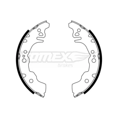 Imagem de TOMEX brakes TX 23 08 Maxilas de Travão Eixo traseiro 180mm 28mm