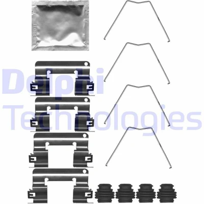 Imagem de DELPHI LX0713 Kit de acessórios, pastilhas travão