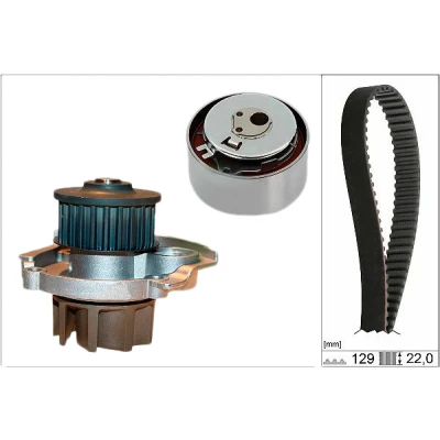 Imagem de INA 530 0462 30 bomba de Água + Kit Correia Distribuição com água FIAT: Punto Evo Hatchback, 500 III Hatchback
