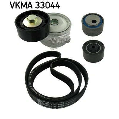 Imagem de SKF VKMA 33044 Jogo de correias trapezoidais estriadas PEUGEOT: 206 Hatchback, Partner I Van, Expert CITROËN: Xsara Picasso